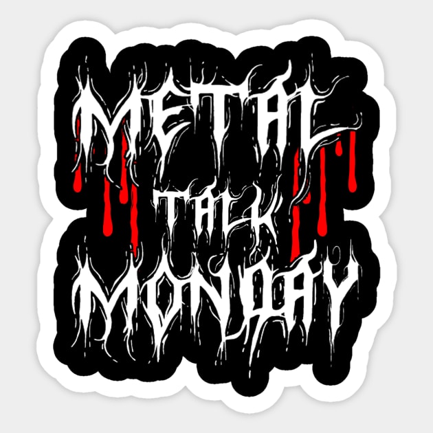 VH's Metal Talk Monday Sticker by Van Hanson